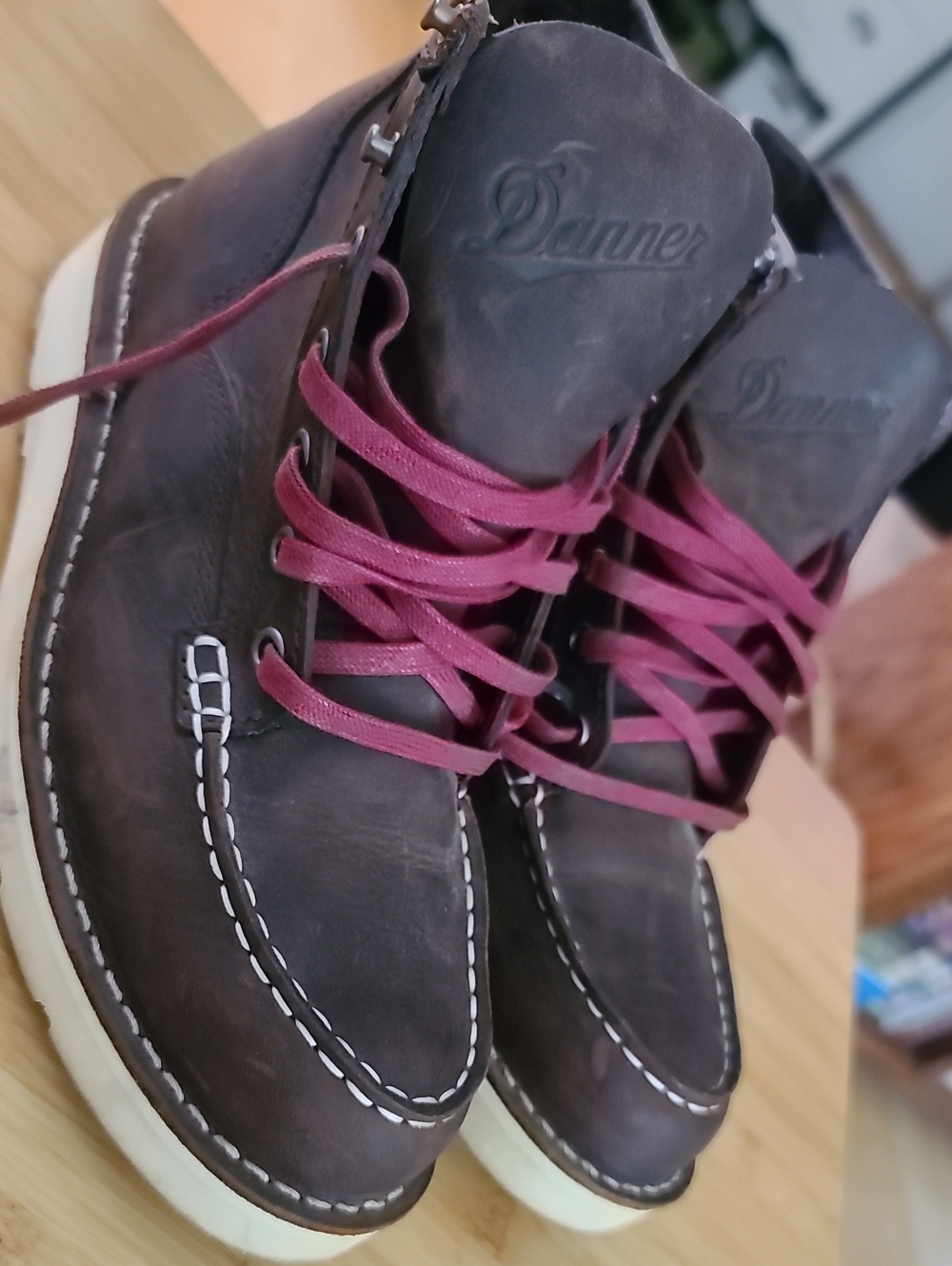Danner Women's Bull Run Moc Toe 6" Brown Size 7